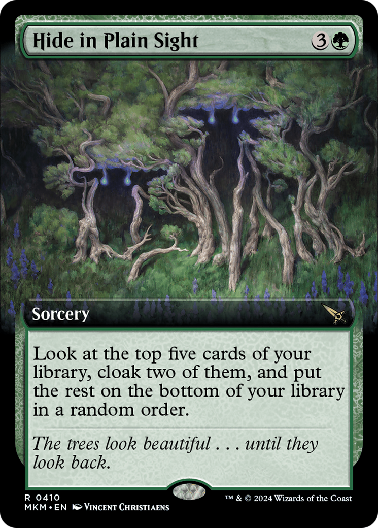 Hide in Plain Sight (MKM-410) [Murders at Karlov Manor] (Extended Art) MTG Single Murders at Karlov Manor