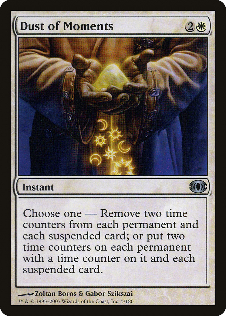 Dust of Moments (FUT-005) [Future Sight] Foil MTG Single Wizards of the Coast