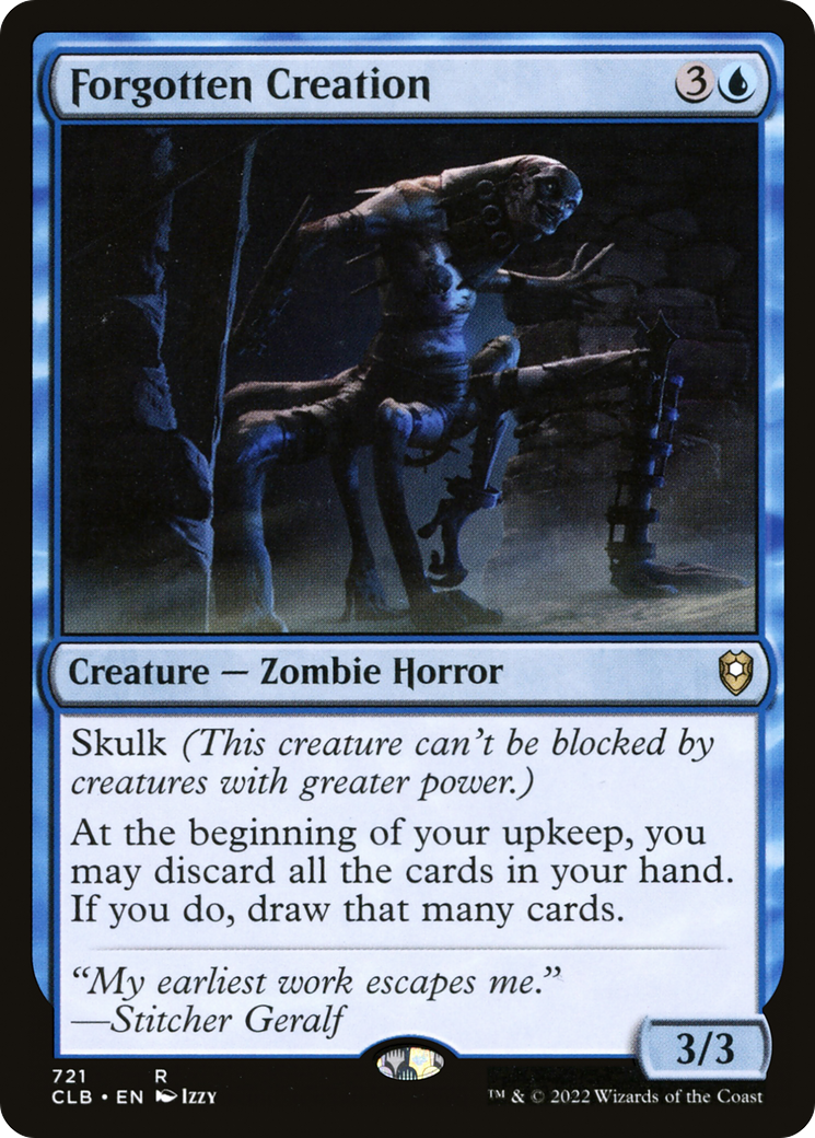 Forgotten Creation (CLB-721) [Commander Legends: Battle for Baldur's Gate] MTG Single Wizards of the Coast