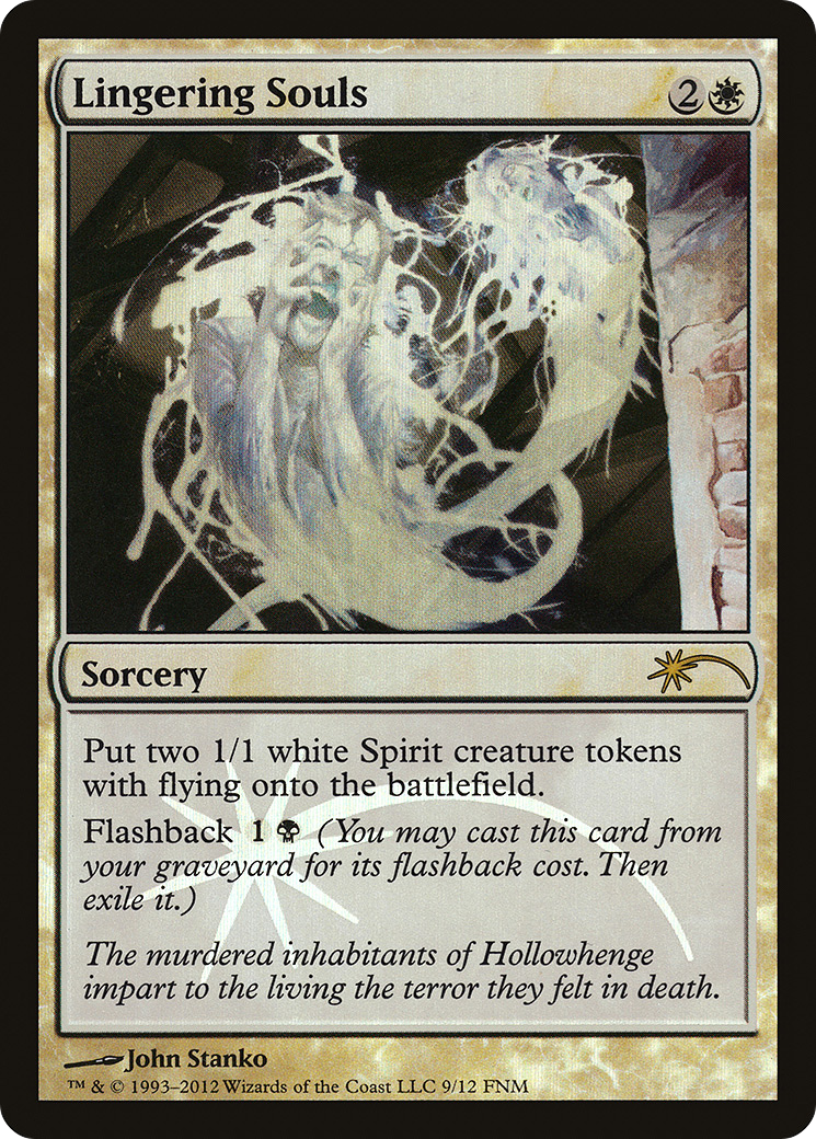 Lingering Souls (FNM-009) [Misc] Friday Night Magic 2012 Foil MTG Single Wizards of the Coast