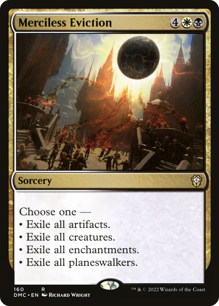 Merciless Eviction (DMC-160) [Dominaria United Commander] MTG Single Wizards of the Coast