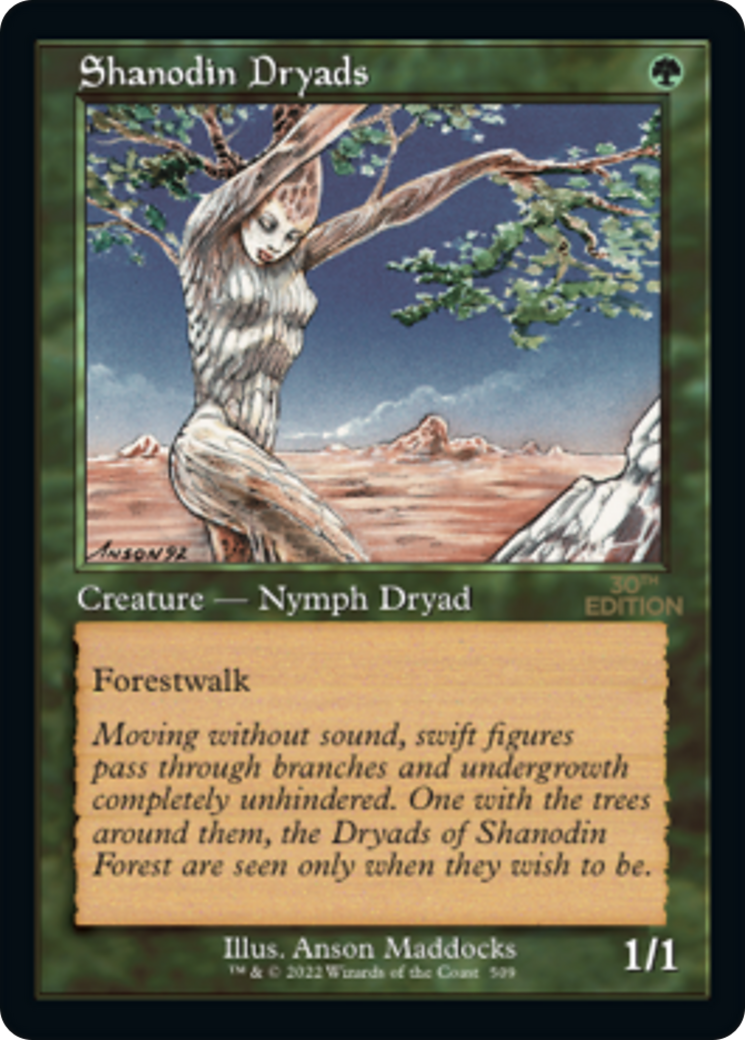 Shanodin Dryads (30A-509) [30th Anniversary Edition] MTG Single Wizards of the Coast