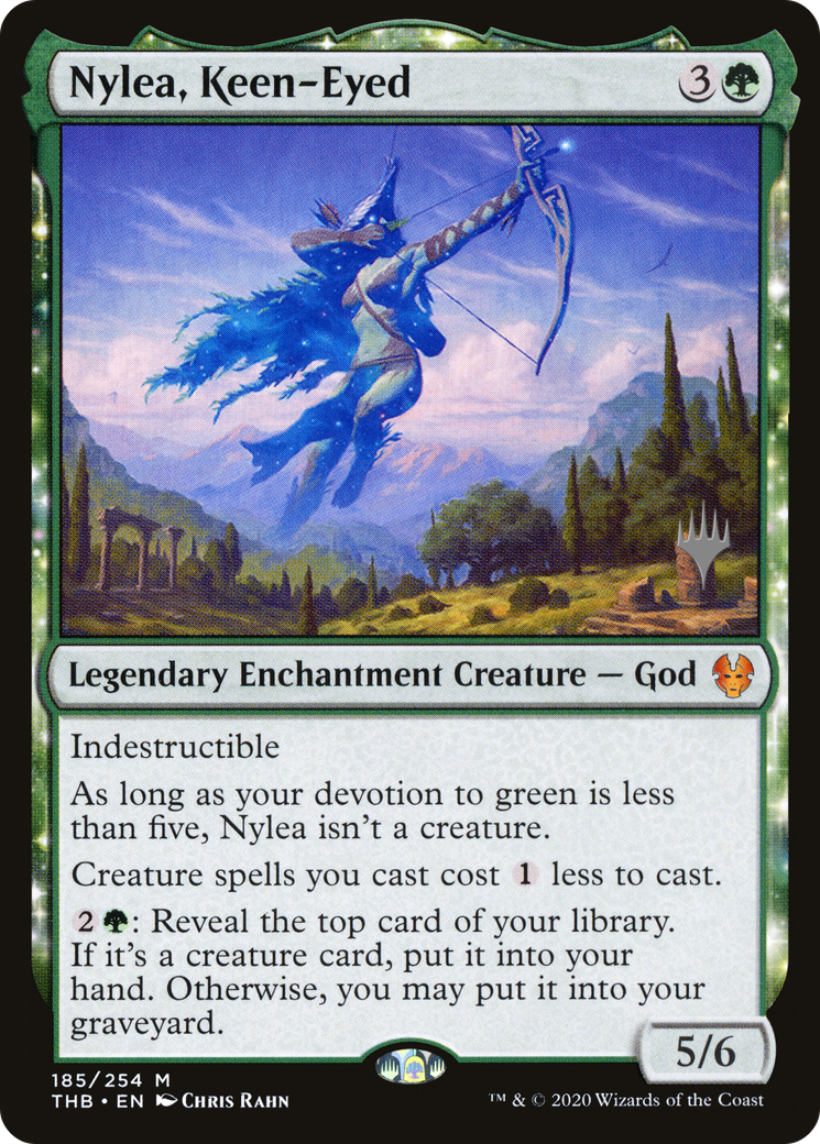 Nylea, Keen-Eyed (PPTHB-185) [Theros Beyond Death Promos] MTG Single Wizards of the Coast