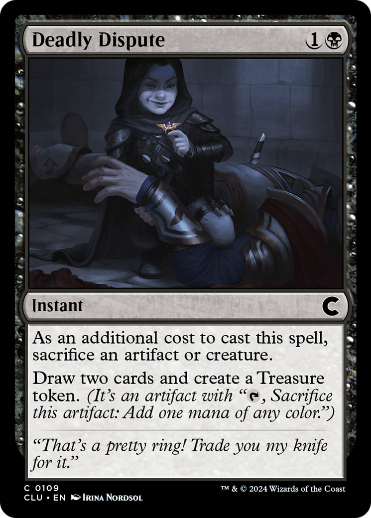 Deadly Dispute (CLU-109) [Ravnica: Clue Edition] MTG Single Wizards of the Coast