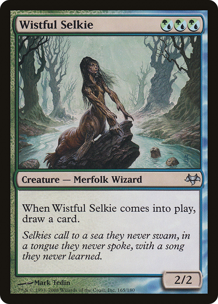 Wistful Selkie (EVE-165) [Eventide] Foil MTG Single Wizards of the Coast