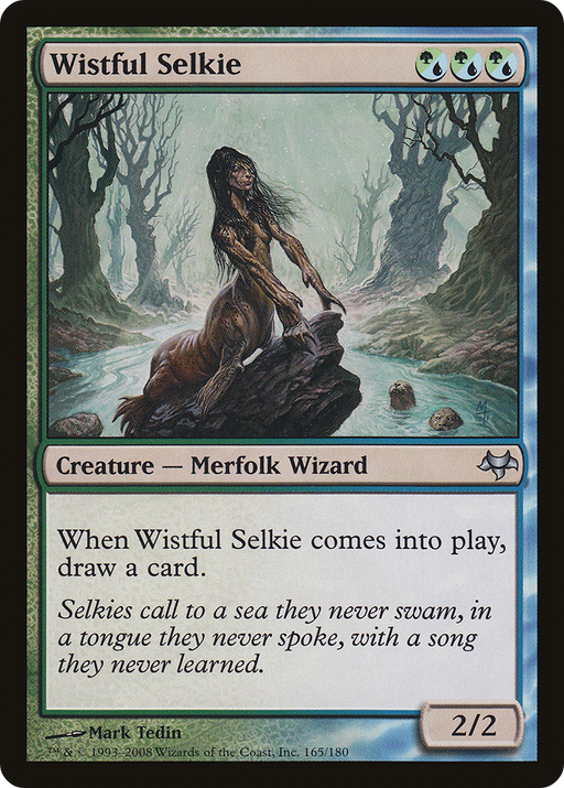 Wistful Selkie (EVE-165) [Eventide] Foil MTG Single Wizards of the Coast