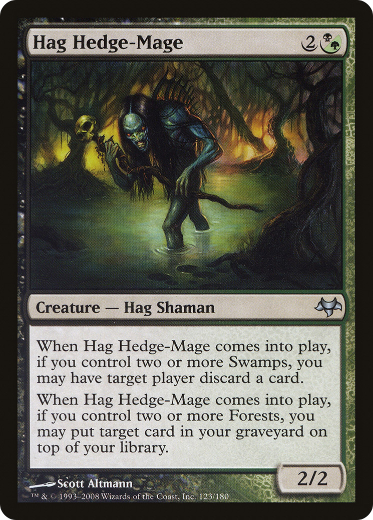 Hag Hedge-Mage (EVE-123) [Eventide] MTG Single Wizards of the Coast