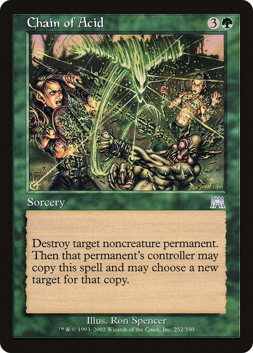 Chain of Acid (ONS-252) [Onslaught] MTG Single Wizards of the Coast