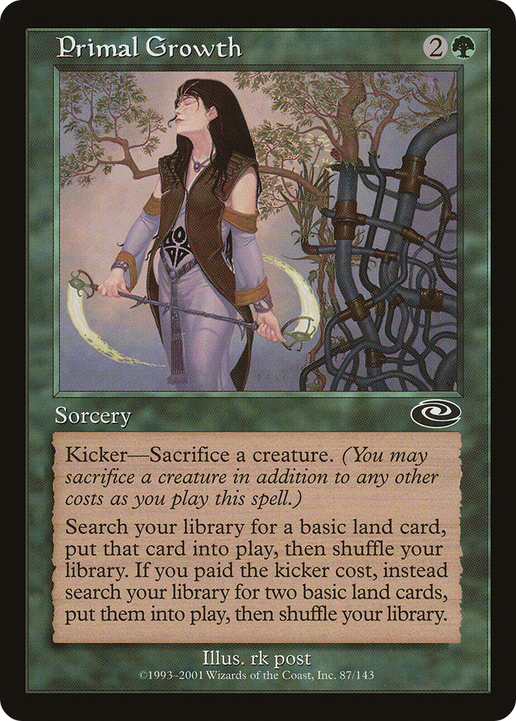 Primal Growth (PLS-087) [Planeshift] MTG Single Wizards of the Coast