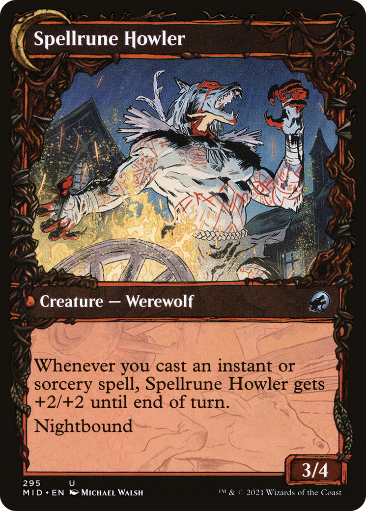 Spellrune Painter (MID-295) [Innistrad: Midnight Hunt] (Showcase) Foil MTG Single Wizards of the Coast