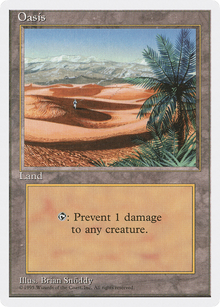 Oasis (4ED-362) [Fourth Edition] MTG Single Wizards of the Coast