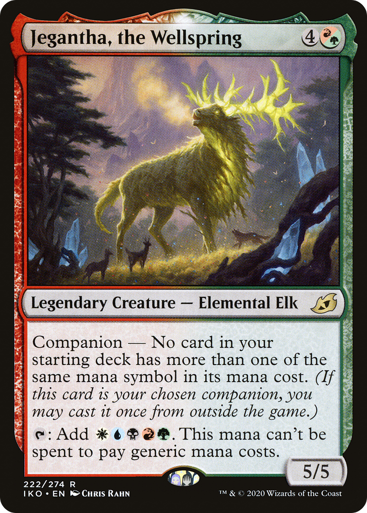 Jegantha, the Wellspring (IKO-222) [Ikoria: Lair of Behemoths] Foil MTG Single Wizards of the Coast