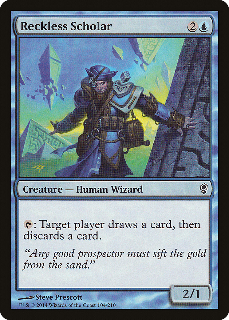 Reckless Scholar (CNS-104) [Conspiracy] MTG Single Wizards of the Coast