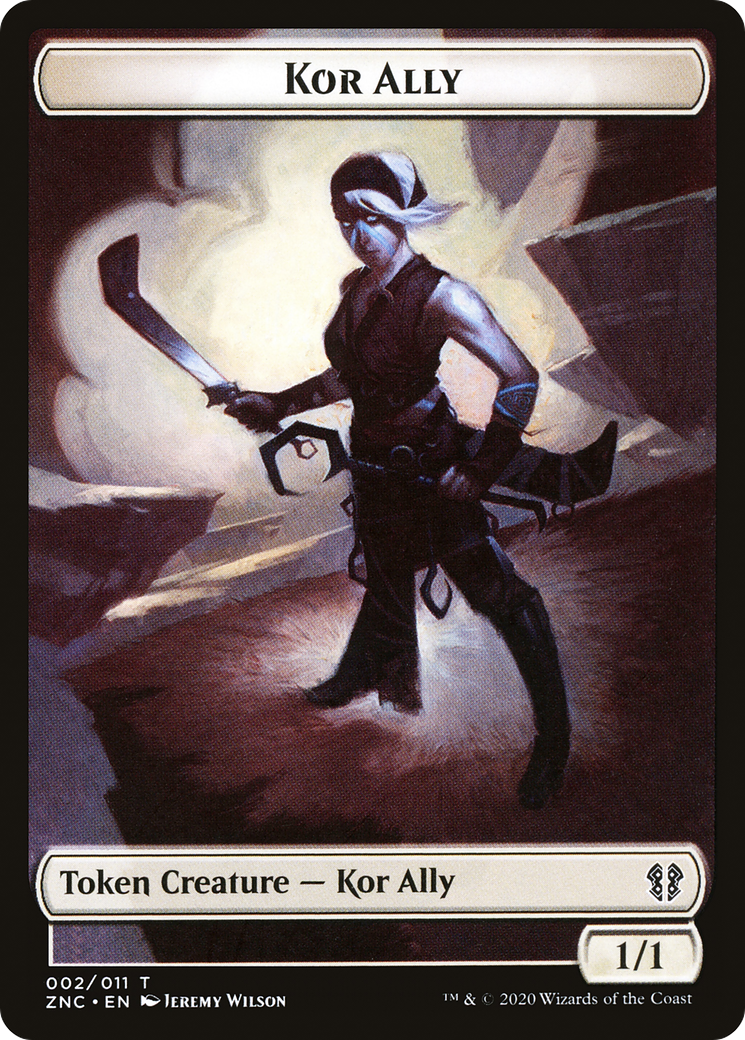 Kor Ally (TZNC-002) [Tokens] Zendikar Rising Commander Tokens MTG Single Wizards of the Coast