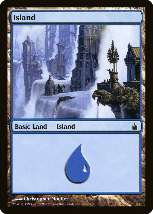 Island (292) (RAV-292) [Ravnica: City of Guilds] MTG Single Wizards of the Coast
