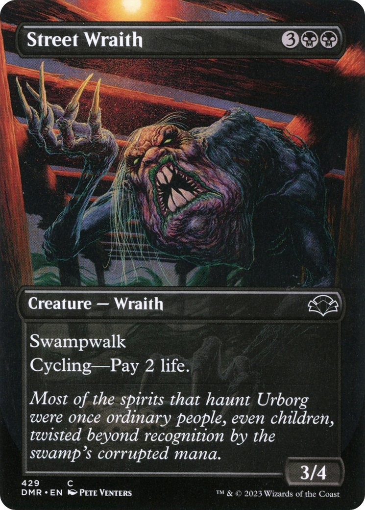 Street Wraith (DMR-429) [Dominaria Remastered] (Borderless) MTG Single Wizards of the Coast