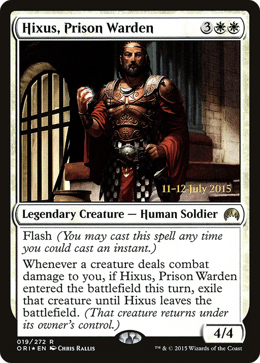 Hixus, Prison Warden (PRE-019) [Magic Origins Promos] Foil MTG Single Wizards of the Coast