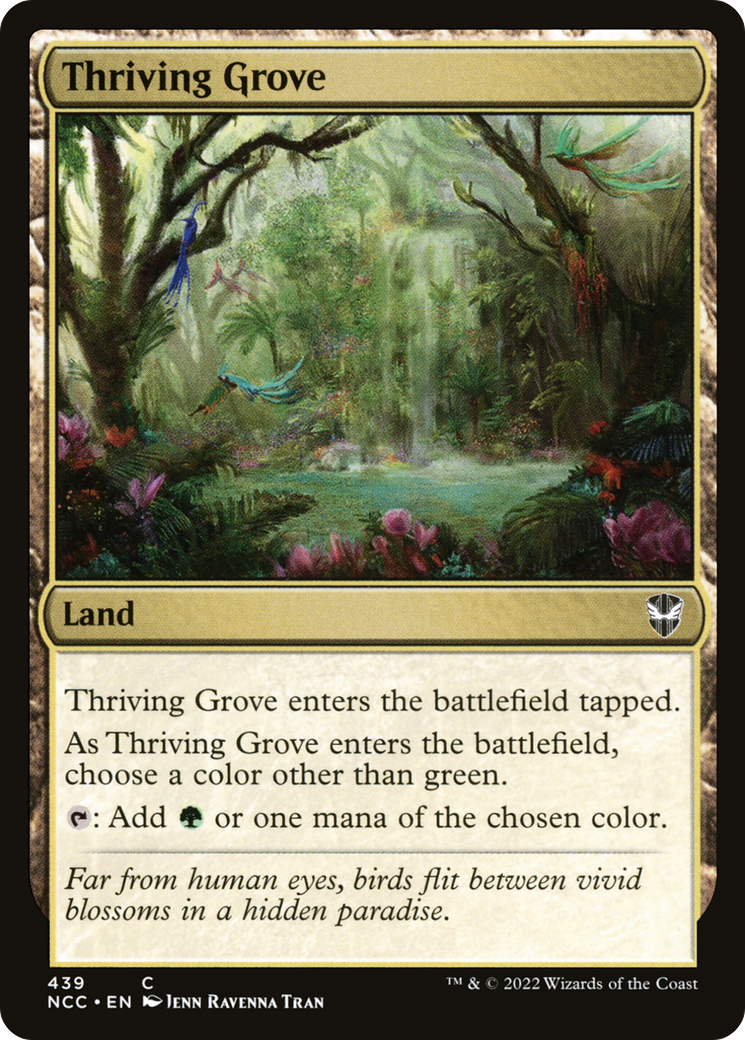 Thriving Grove (NCC-439) [New Capenna Commander] MTG Single Wizards of the Coast