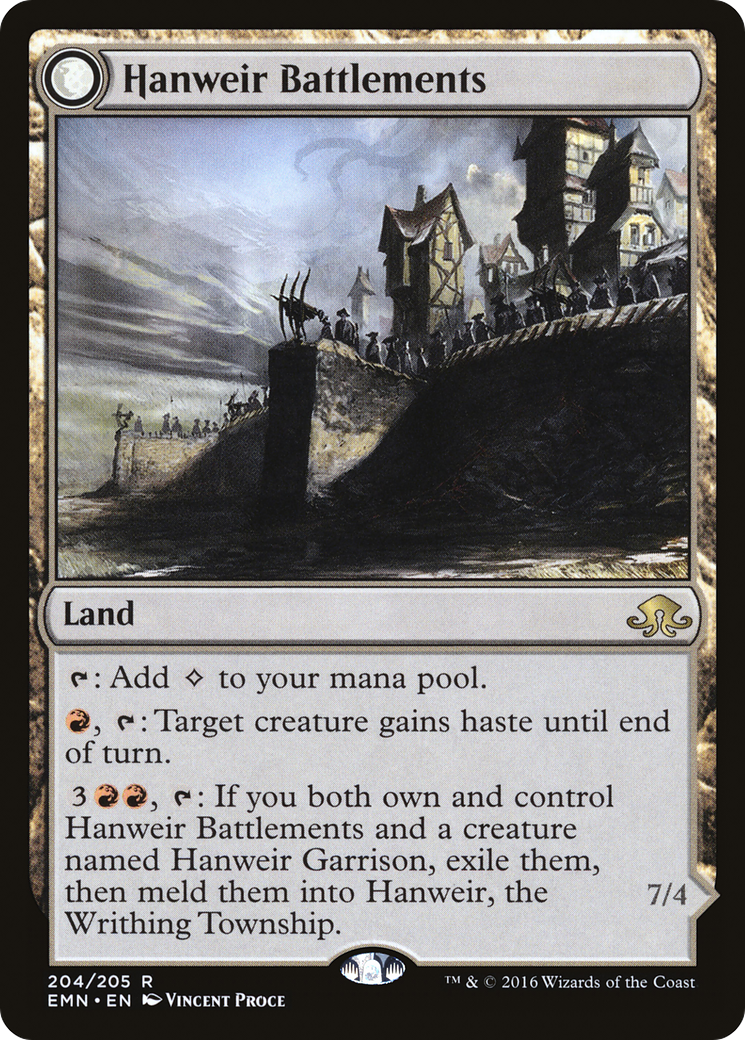 Hanweir Battlements (EMN-204) [Eldritch Moon] Foil MTG Single Wizards of the Coast