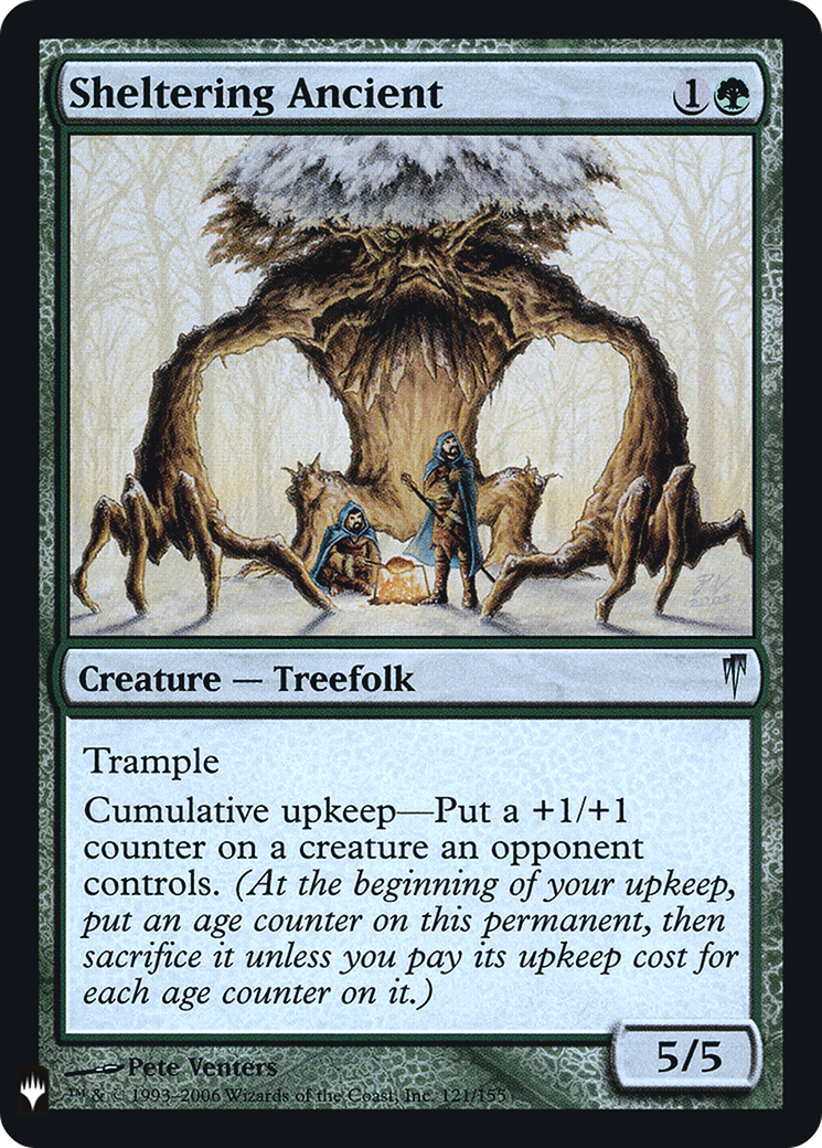Sheltering Ancient (LIST-121) [Mystery Booster] The List Foil MTG Single Wizards of the Coast
