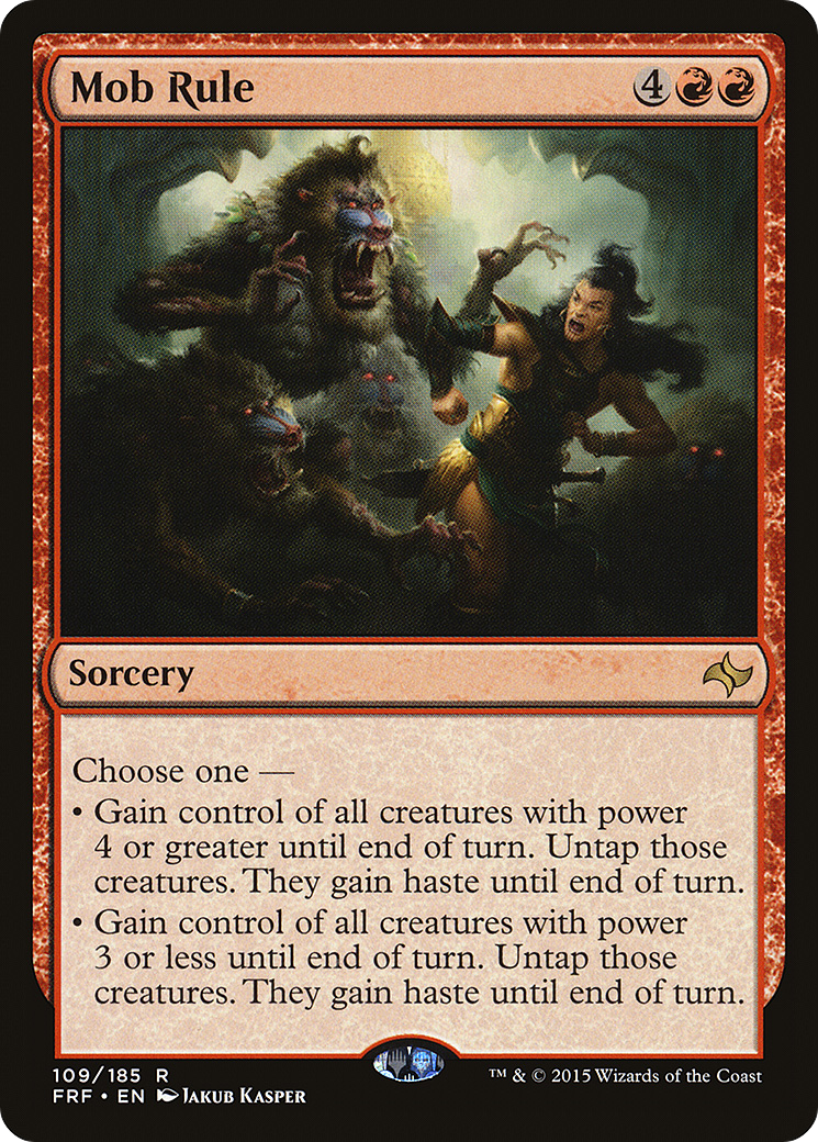 Mob Rule (FRF-109) [Fate Reforged] Foil MTG Single Wizards of the Coast