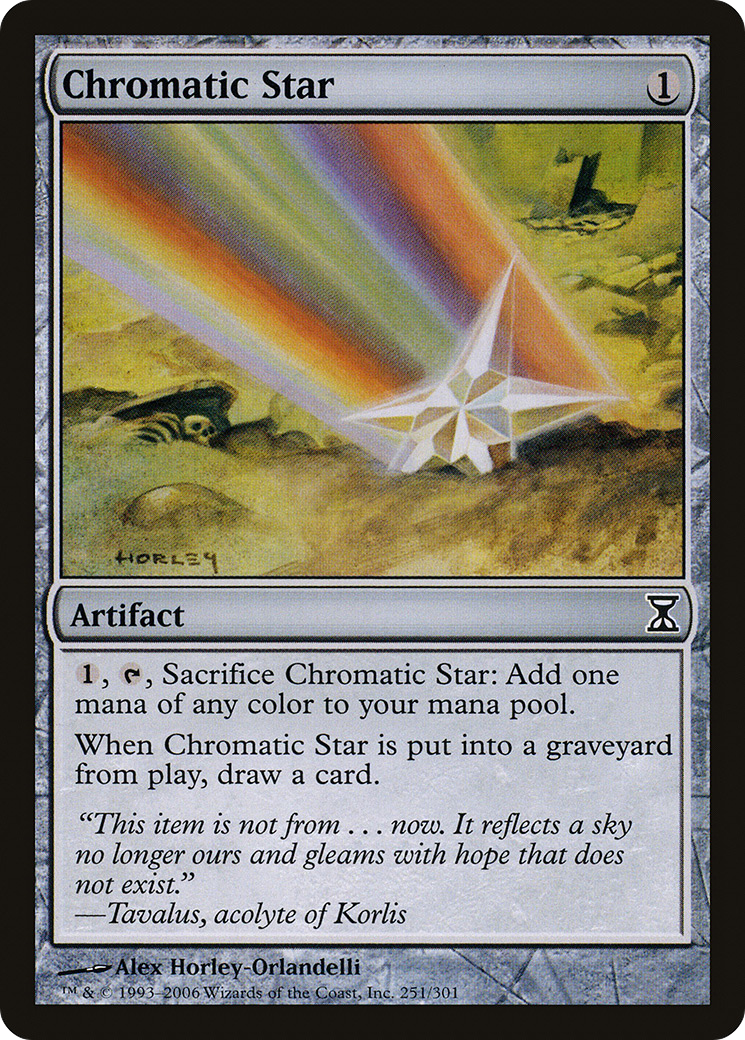 Chromatic Star (TSP-251) [Time Spiral] Foil MTG Single Wizards of the Coast