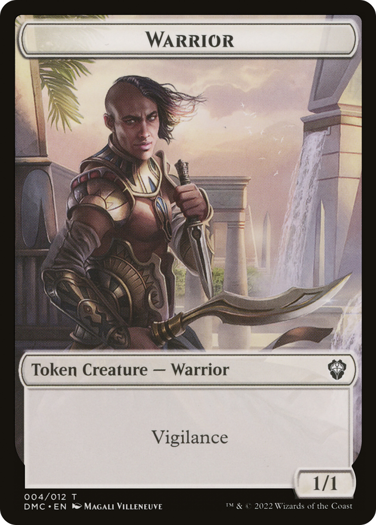 Warrior (TDMC-004) [Tokens] Dominaria United Commander Tokens MTG Single Wizards of the Coast