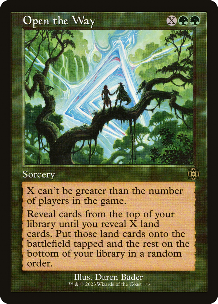 Open the Way (MAT-073) [March of the Machine: The Aftermath] (Showcase) MTG Single Wizards of the Coast