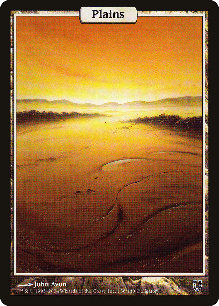 Plains - Full Art (UNH-136) [Unhinged] MTG Single Wizards of the Coast