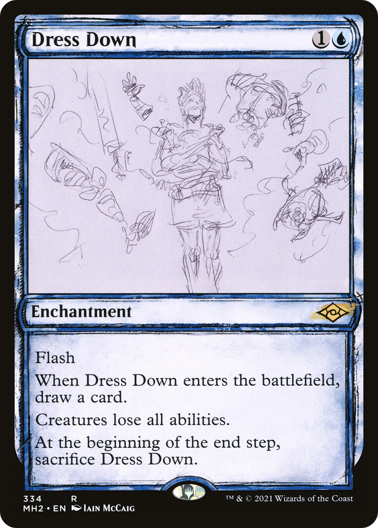 Dress Down (MH2-334) [Modern Horizons 2] (Showcase) MTG Single Wizards of the Coast
