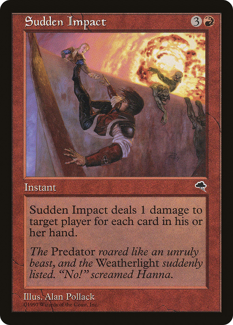 Sudden Impact (TMP-208) [Tempest] MTG Single Wizards of the Coast