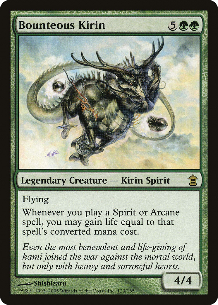 Bounteous Kirin (SOK-123) [Saviors of Kamigawa] MTG Single Wizards of the Coast