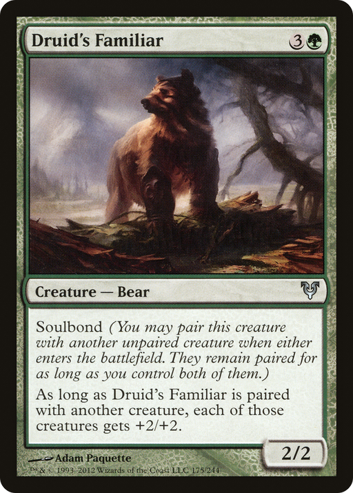 Druid's Familiar (AVR-175) [Avacyn Restored] Foil MTG Single Wizards of the Coast