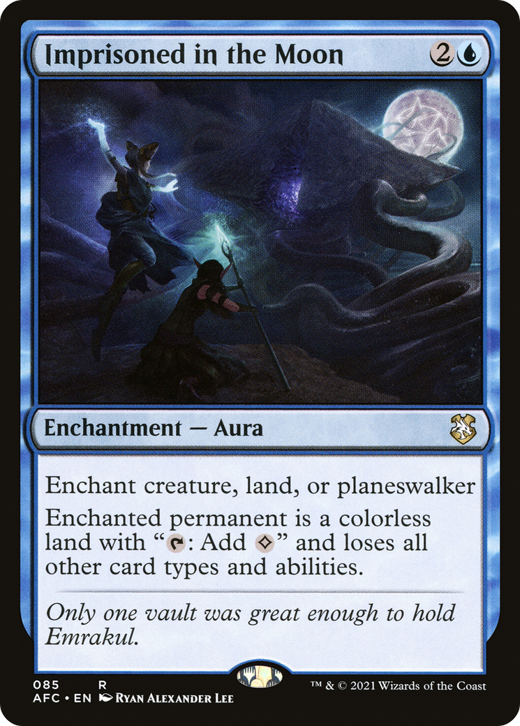 Imprisoned in the Moon (AFC-085) [Forgotten Realms Commander] MTG Single Wizards of the Coast