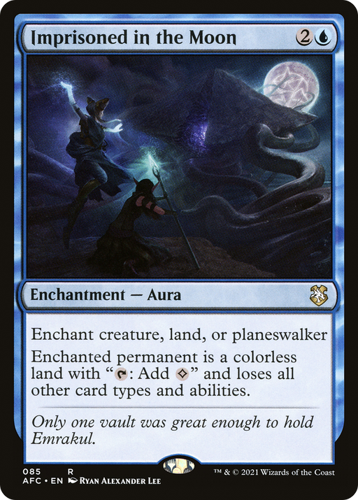 Imprisoned in the Moon (AFC-085) [Forgotten Realms Commander] MTG Single Wizards of the Coast
