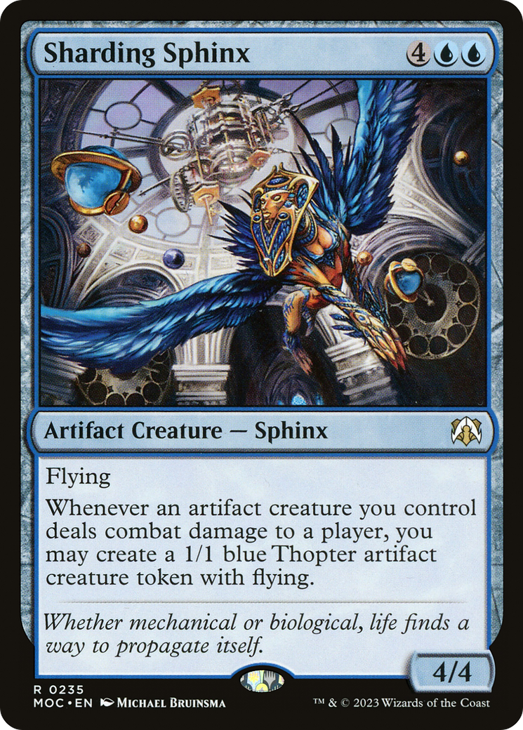 Sharding Sphinx (MOC-235) [March of the Machine Commander] MTG Single Wizards of the Coast