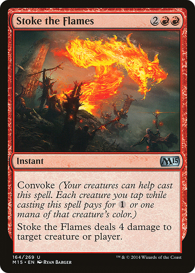 Stoke the Flames (M15-164) [Magic 2015] Foil MTG Single Wizards of the Coast