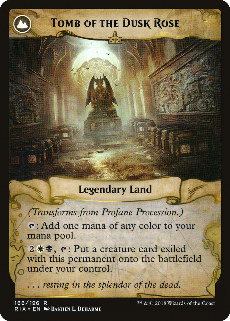 Profane Procession (RIX-166) [Rivals of Ixalan] Foil MTG Single Wizards of the Coast
