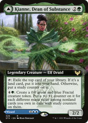 Kianne, Dean of Substance // Imbraham, Dean of Theory (STX-326) [Strixhaven: School of Mages] (Extended Art) Foil MTG Single Wizards of the Coast