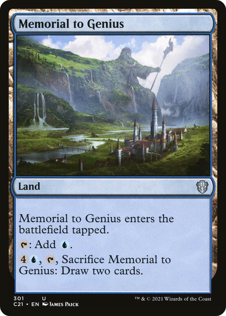Memorial to Genius (C21-301) [Commander 2021] MTG Single Wizards of the Coast