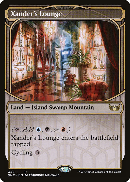 Xander's Lounge (SNC-358) [Streets of New Capenna] (Showcase) MTG Single Wizards of the Coast