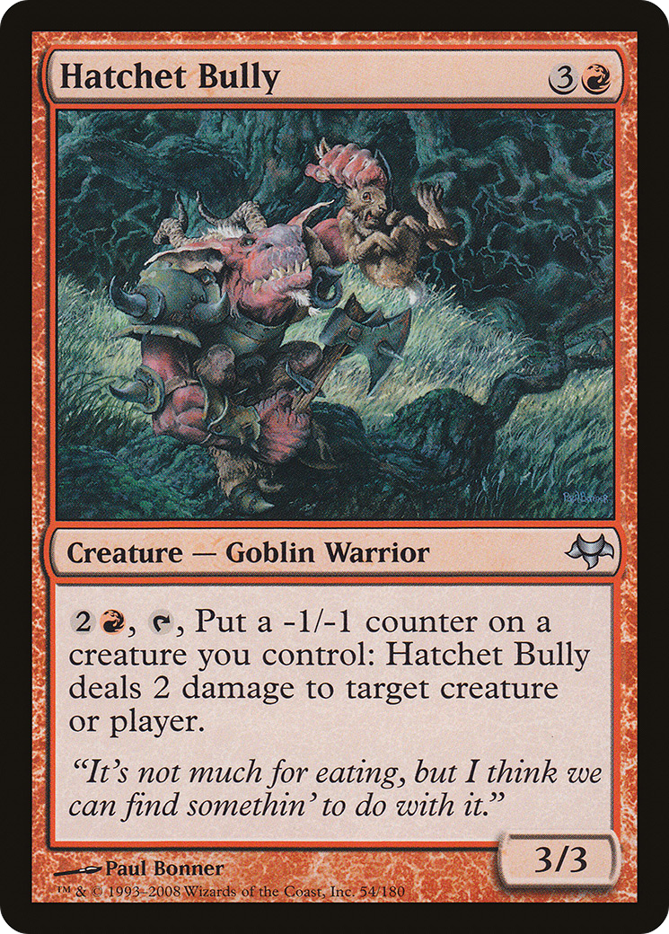 Hatchet Bully (EVE-054) [Eventide] MTG Single Wizards of the Coast