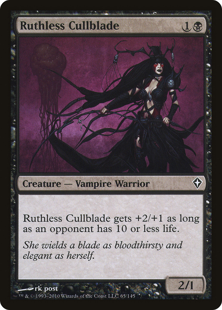 Ruthless Cullblade [Worldwake] MTG Single Magic: The Gathering