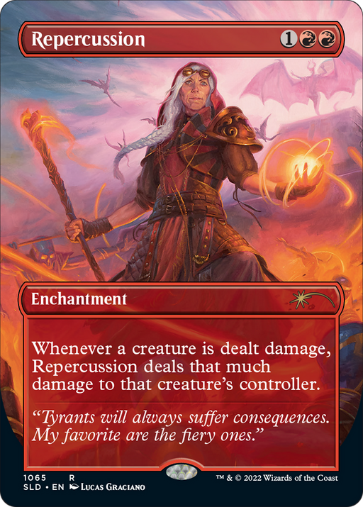 Repercussion (SLD-1065) [Secret Lair] Drop (Borderless) MTG Single Wizards of the Coast