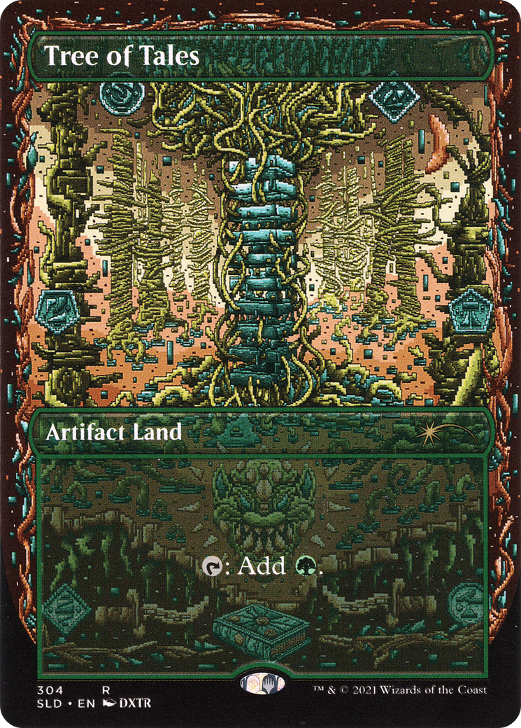 Tree of Tales (SLD-304) [Secret Lair] Drop (Borderless) Foil MTG Single Wizards of the Coast