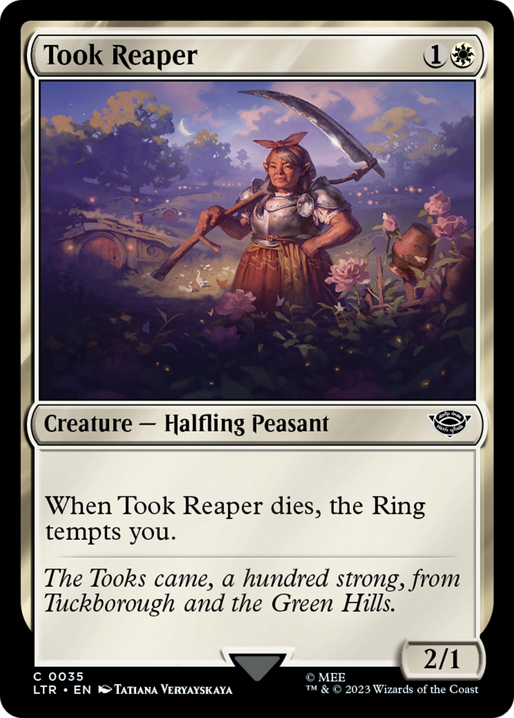 Took Reaper (LTR-035) [The Lord of the Rings: Tales of Middle-earth] Foil MTG Single Wizards of the Coast