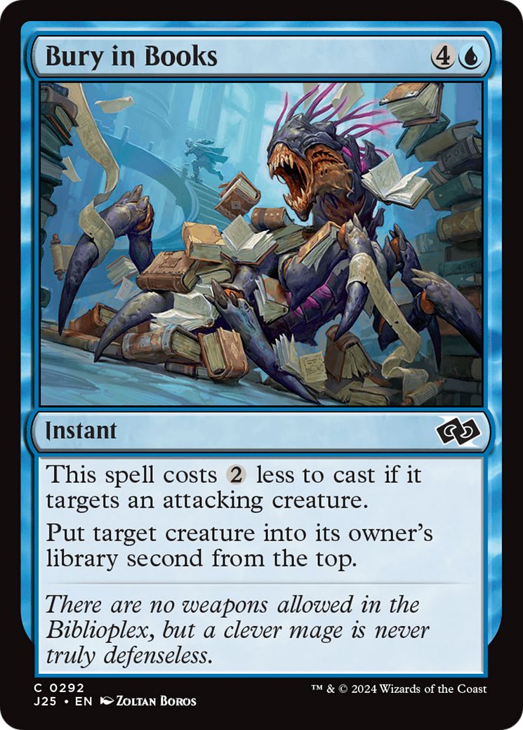 Bury in Books (J25-292) [Foundations Jumpstart] MTG Single Wizards of the Coast