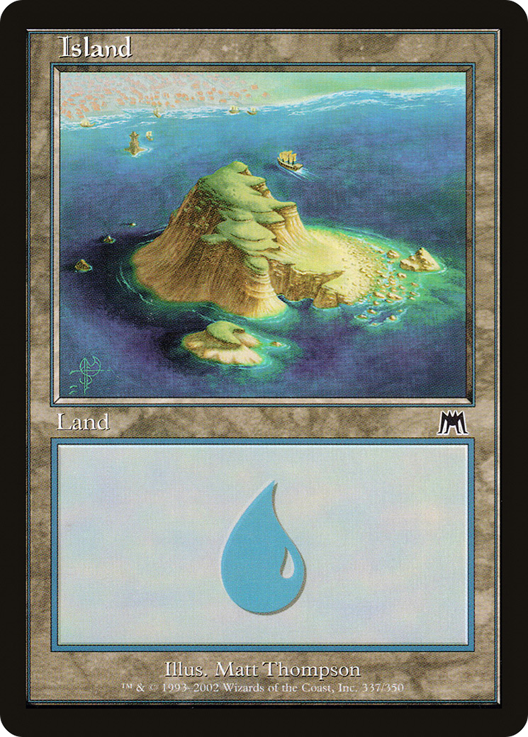 Island (337) (ONS-337) [Onslaught] Foil MTG Single Wizards of the Coast