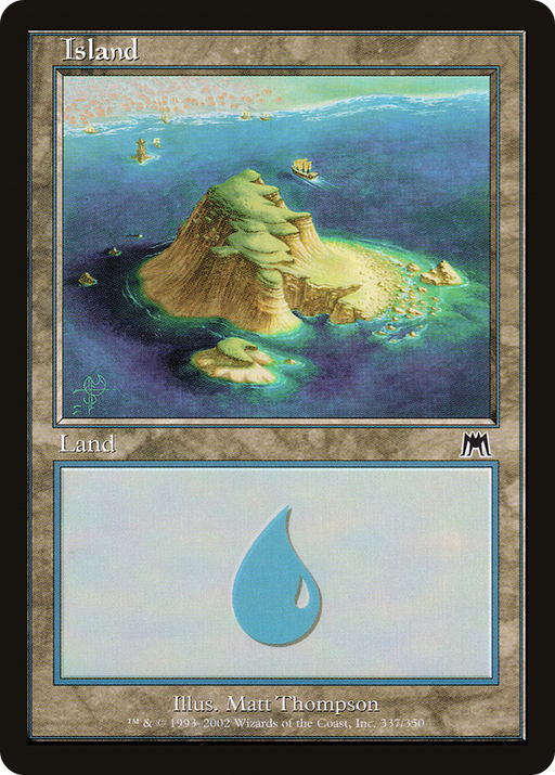 Island (337) (ONS-337) [Onslaught] Foil MTG Single Wizards of the Coast