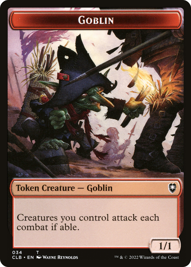 Goblin (TCLB-034) [Tokens] Battle for Baldur's Gate Tokens MTG Single Wizards of the Coast